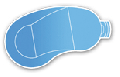 Kidney Vinyl Swimming Pool Liner