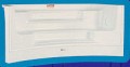8' Acrylic Radius Cantilever Leisure Step