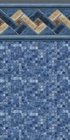Mountain Top Blue Mosaic