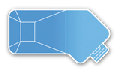 Lazy L Vinyl Swimming Pool Liner